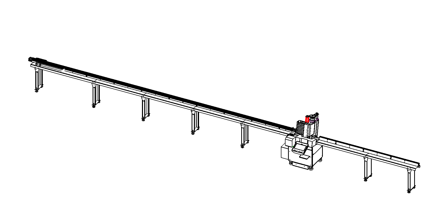 RPD-3500 - Drilling & Cutting Center for Alu. Guide Channels